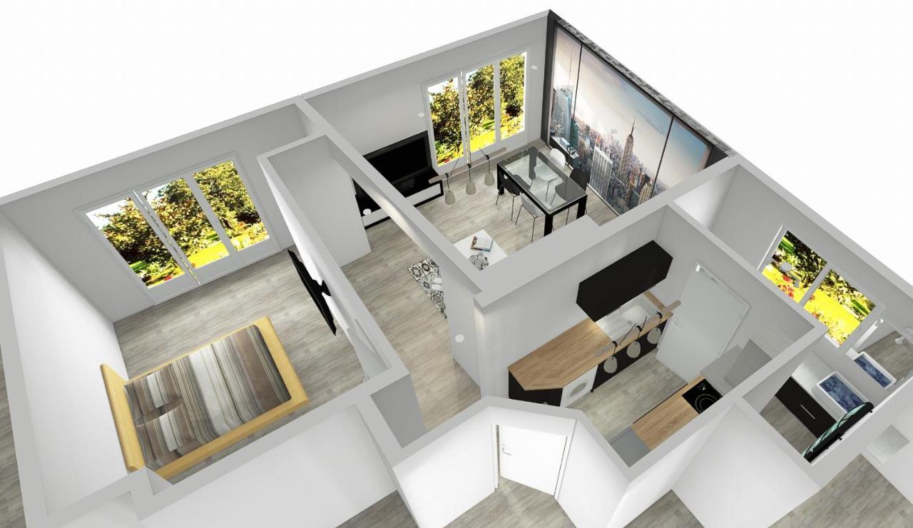 Charmant Appartement 1-4 Personnes, Proche Centre Avec Parking ナント エクステリア 写真