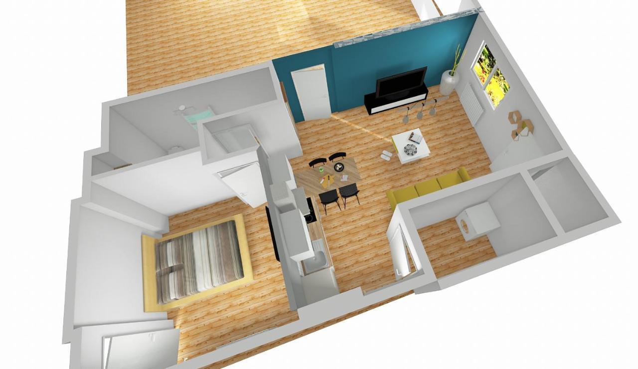 Charmant Appartement 1-4 Personnes, Proche Centre Avec Parking ナント エクステリア 写真